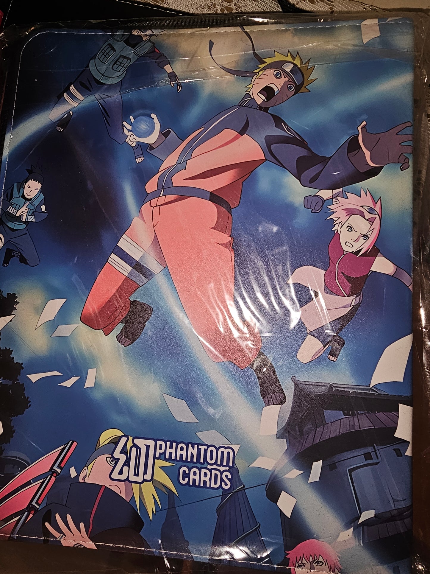 Naruto Binder With Sleeves and Zipper