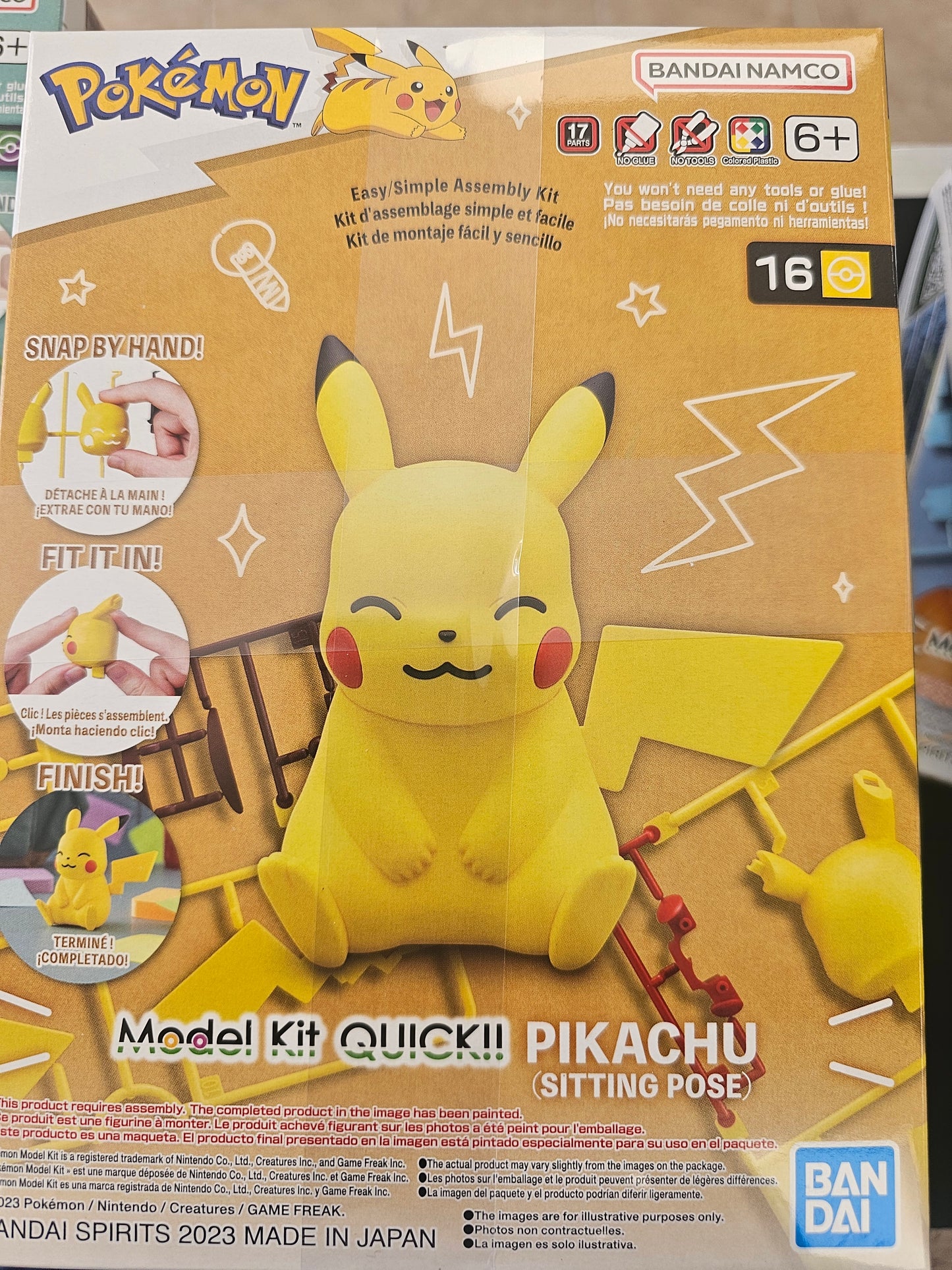 Sitting Pikachu Model Kit Pokemon