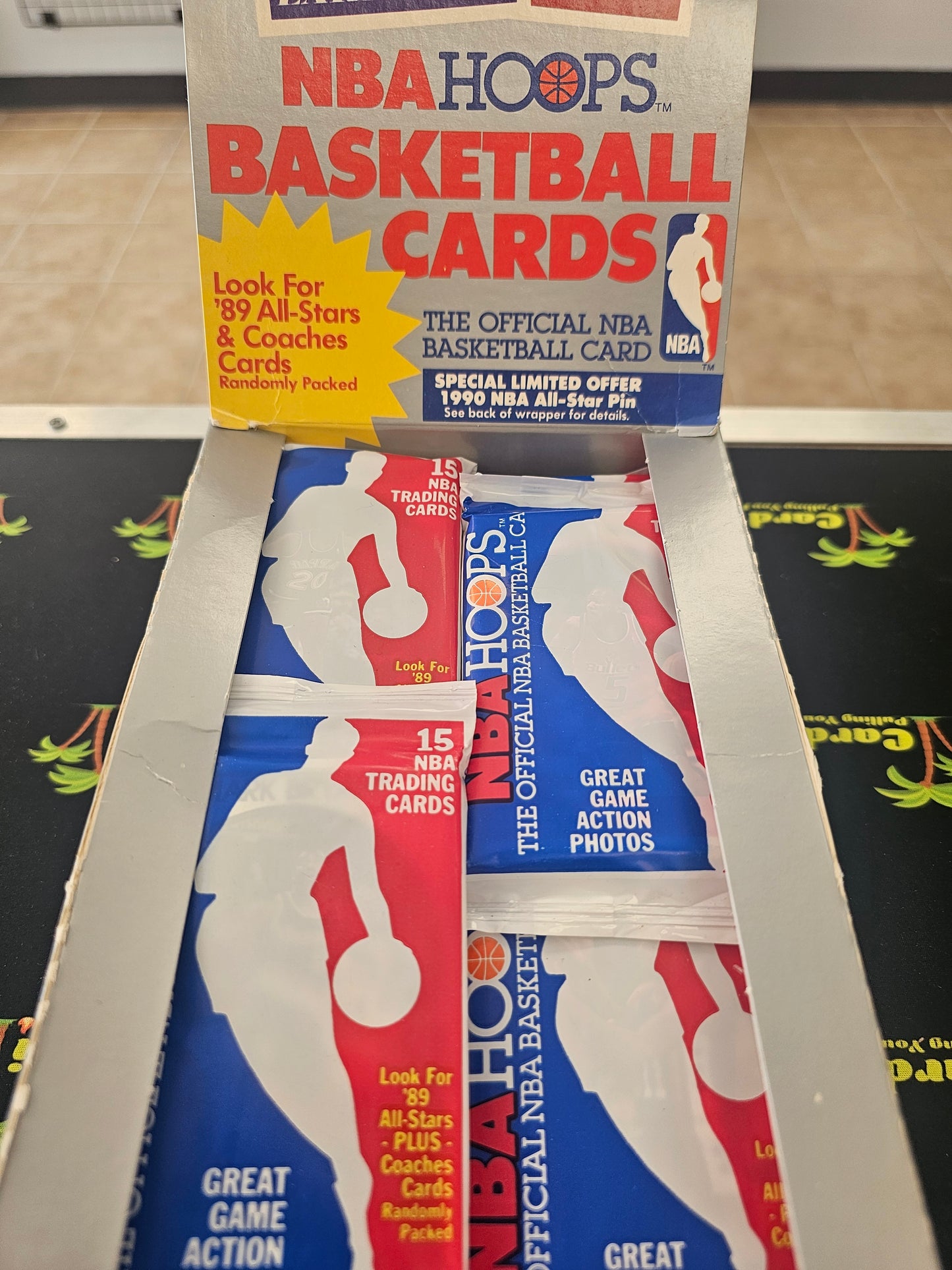 NBA HOOPS 1989 Pack Factory Sealed