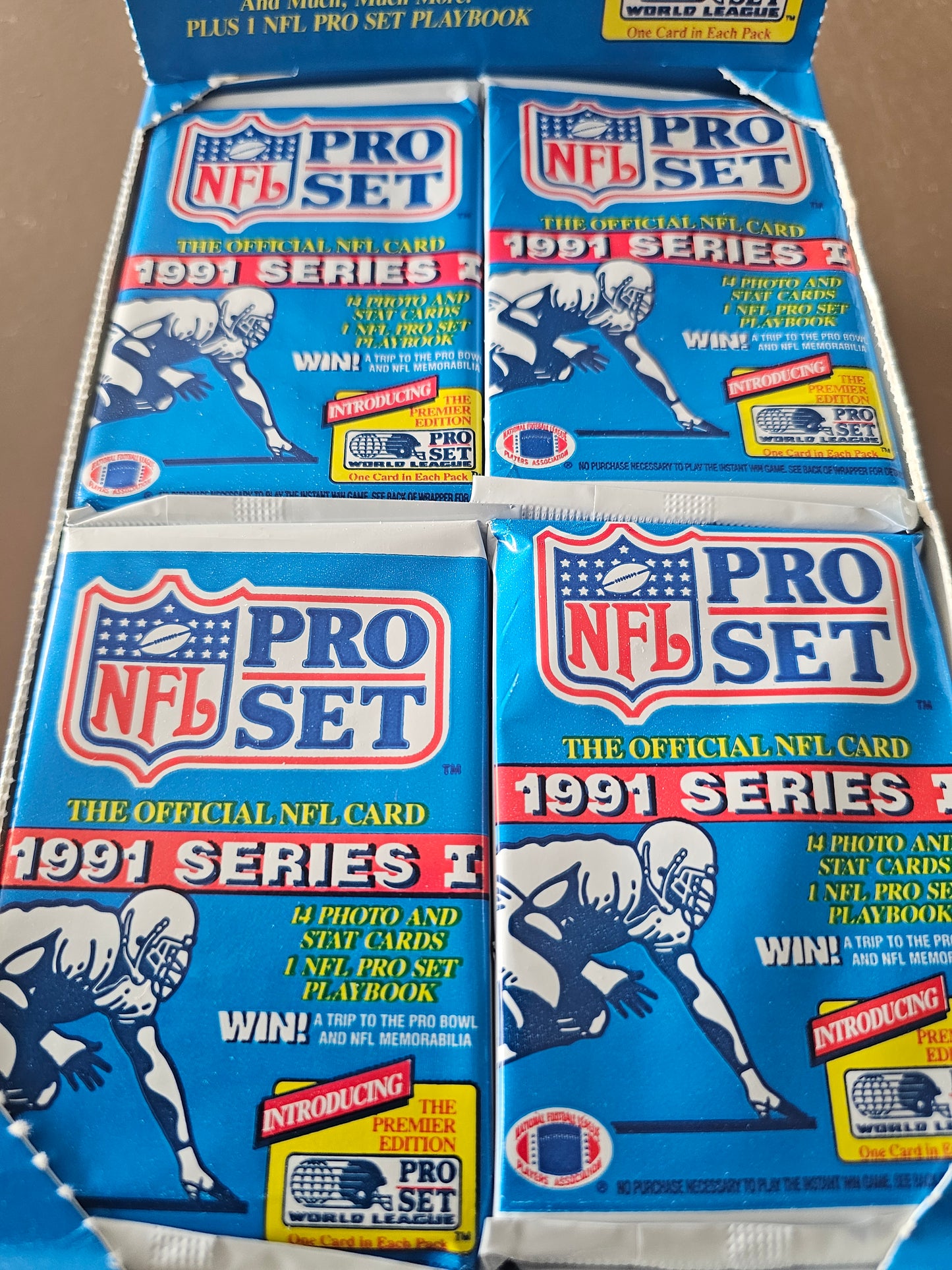 NFL PRO SET 1991 Series 1 Pack Football