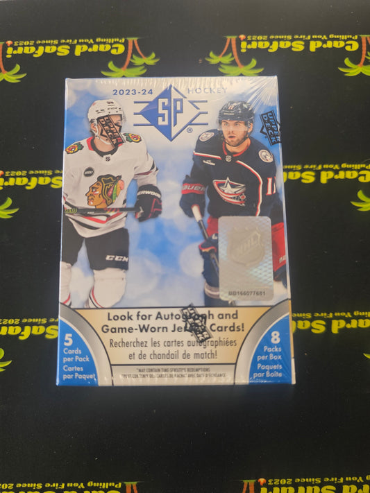 23 24 SP Upper Deck Hockey Blaster Box Factory Sealed