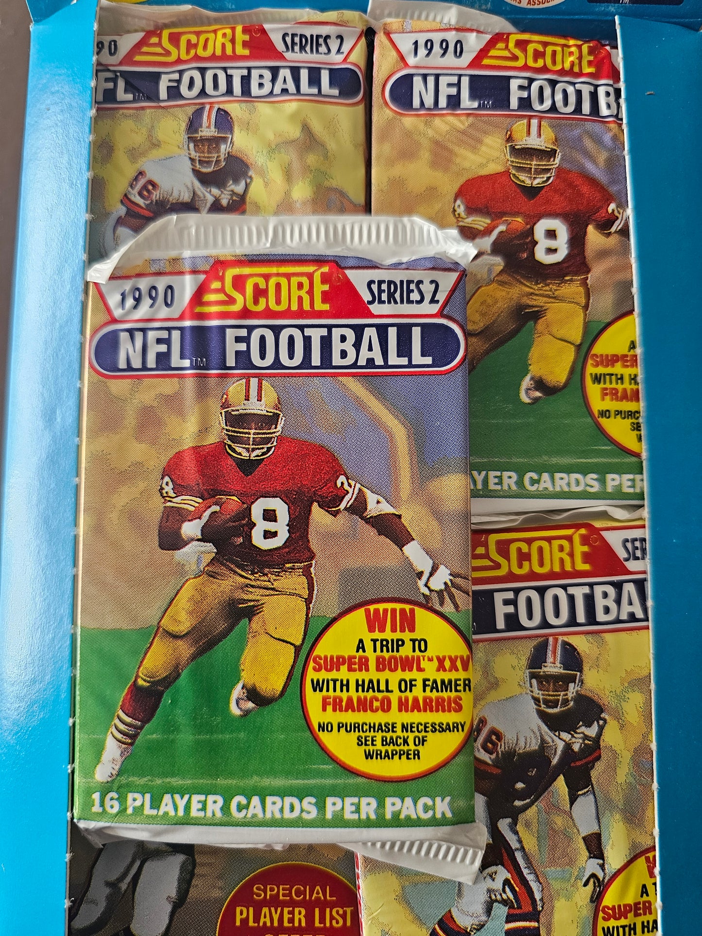 NFL Score 1990 Series 2 Pack Football