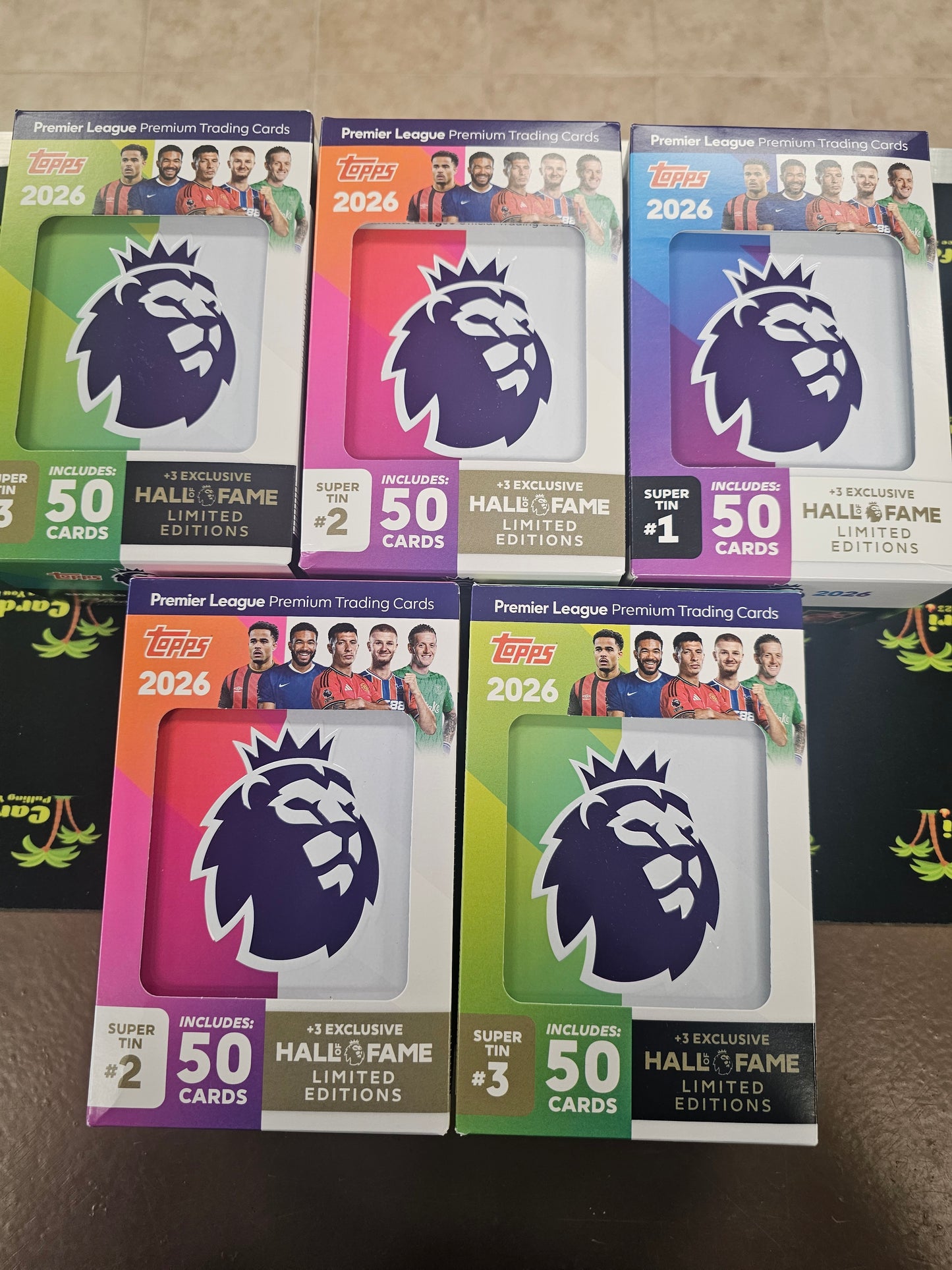 Topps 25 26 Premier Leage Tin Soccer