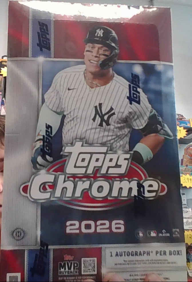 Topps Chrome Hobby Box Baseball 2026