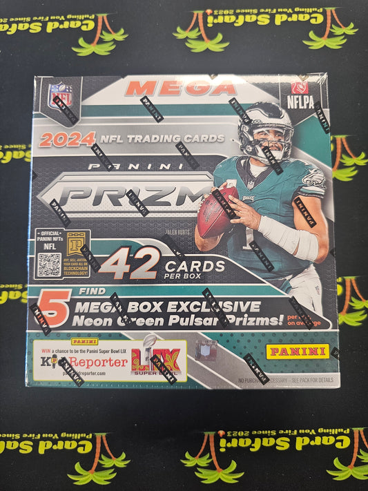 Panini Prizm 24 Football Mega Box Factory Sealed
