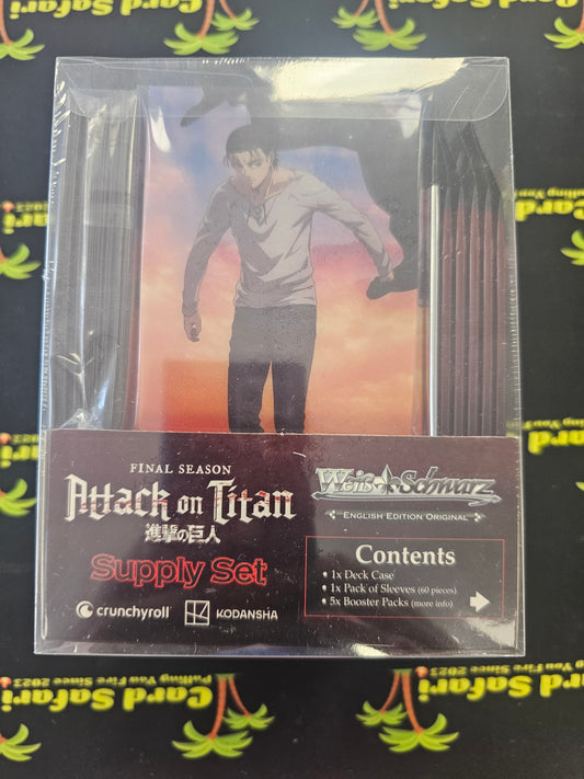 Weiss Schwarz Attack On Titan Final Seaon Supply Set