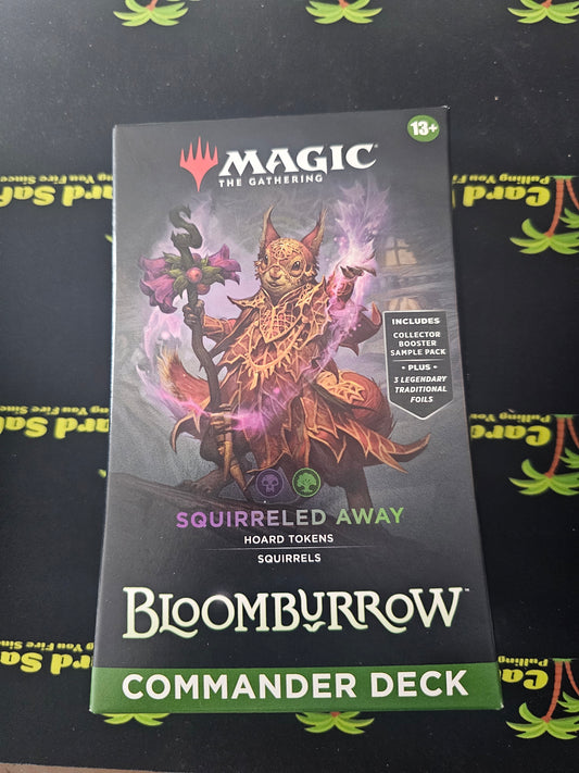 Magic The Gathering Bloomburrow Squirreled Away Commander Deck MTG