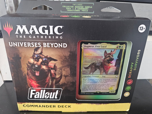 Magic The Gathering Fallout Commander Deck Scrappy Survivors