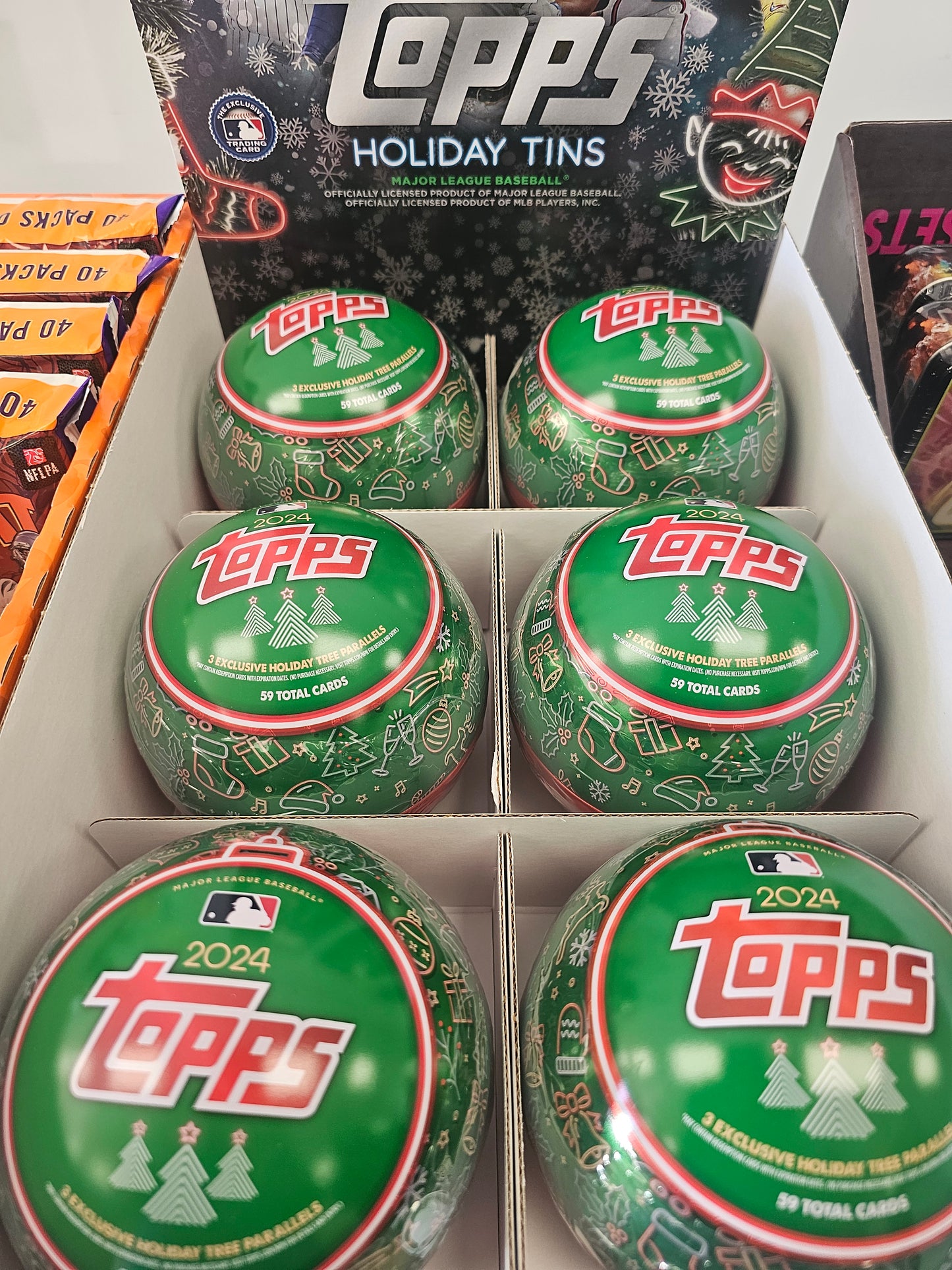 Topps Holiday Tin Baseball