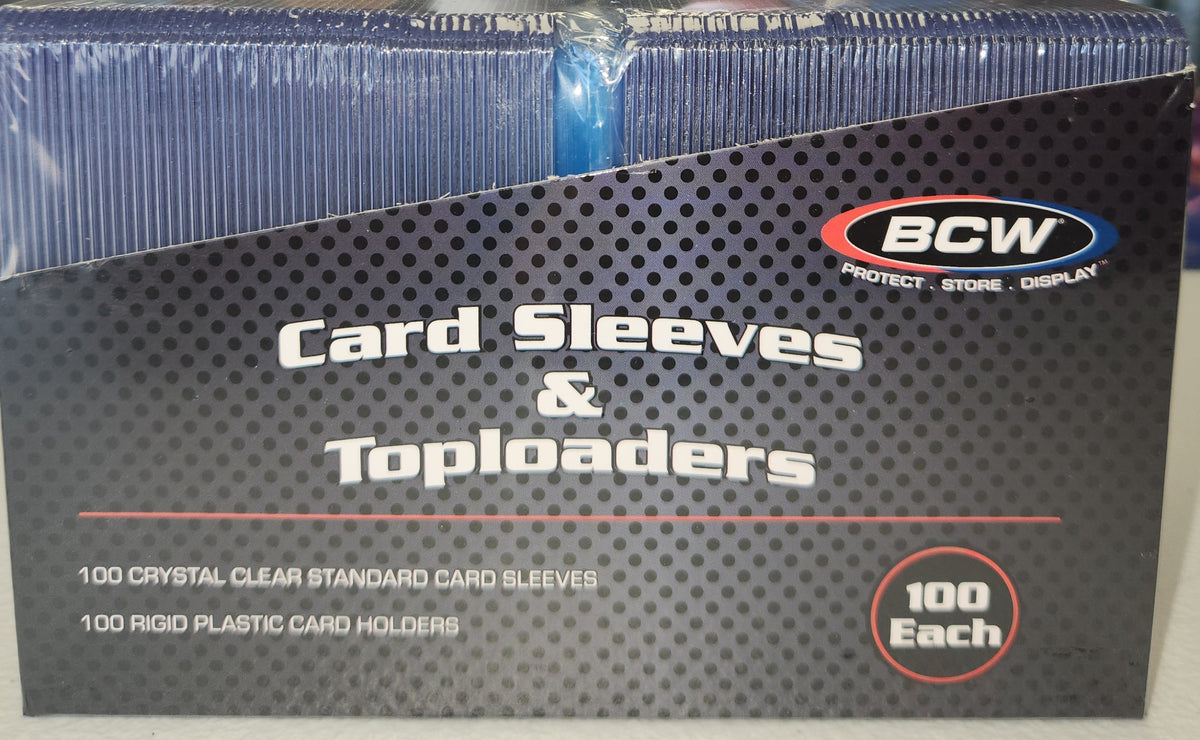 BCW 100 Toploaders & Sleeves