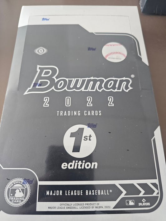 BOWMAN 1ST EDITION 22 FACTORY SEALED HOBBY BOX
