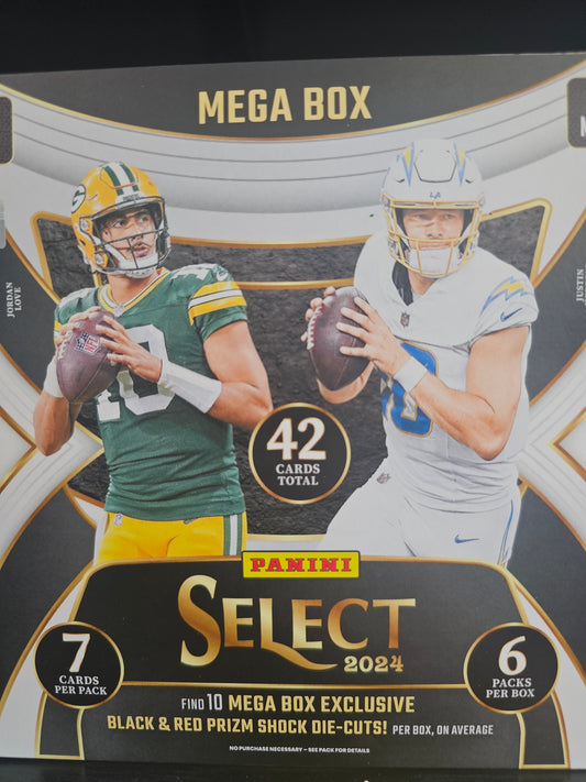 Panini 2024 Select Mega Pack Football Factory Sealed
