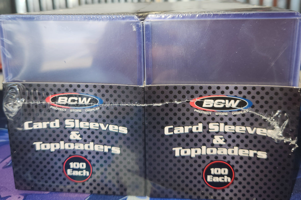 BCW 200 Toploaders and 200 Sleeves