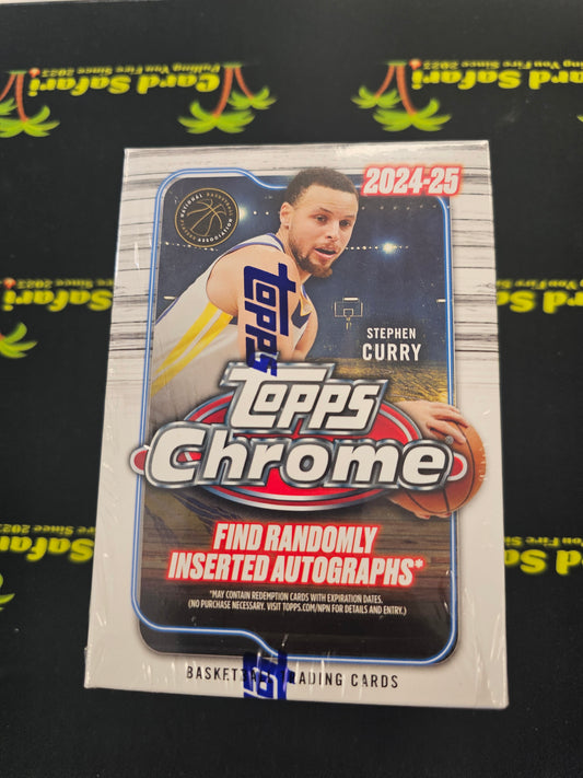 Topps Chrome 2025 Basketball Blaster Box