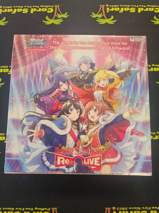 Weiss Schwarz Revue Starlight Re Live Booster Box Factory sealed