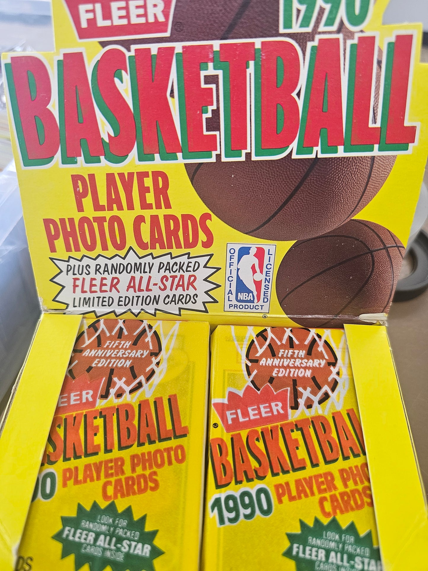 Fleer All-Star 1990 Basketball Pack