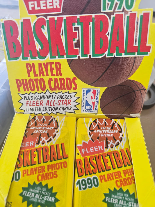 Fleer All-Star 1990 Basketball Pack