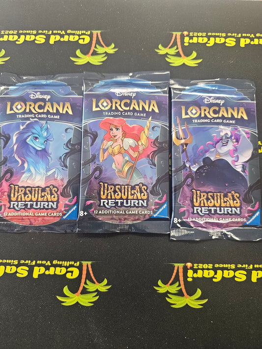 Disney Lorcana Ursula's Return Pack Factory Sealed