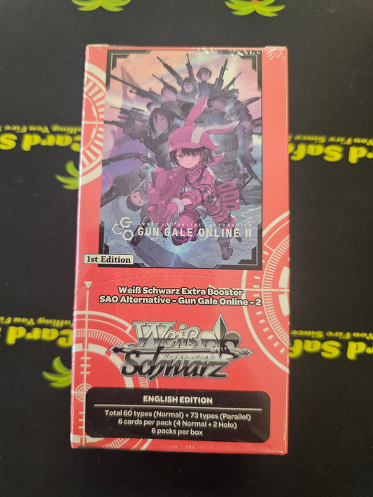 Weiss Schwarz Gun Gale Online 2 Extra Booster Box Factory Sealed