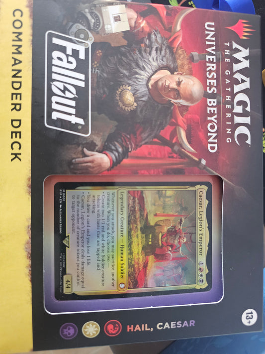 Magic The Gathering Hail Caesar Universes Beyond Fallout Factory Sealed
