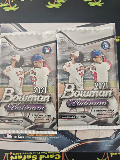 Bowman Platinum Mega Pack 21 Baseball