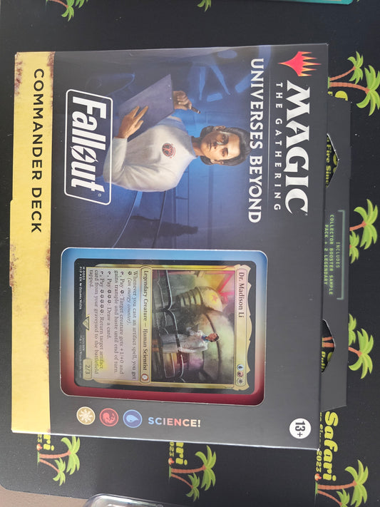 Magic The Gathering Fallout Commander Deck Science! Factory Sealed
