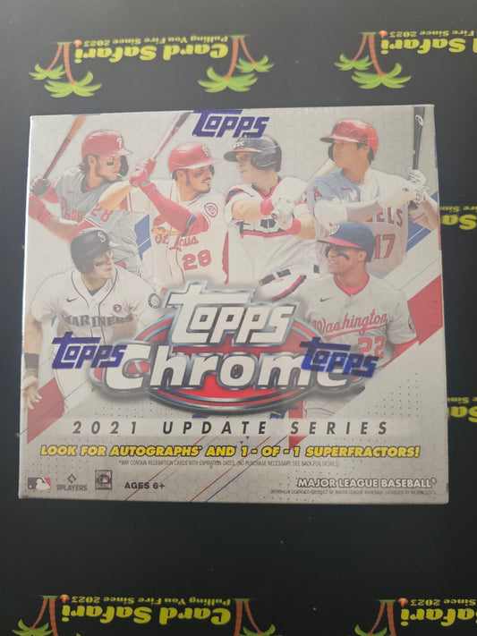 Topps Chrome Baseball 21 Box