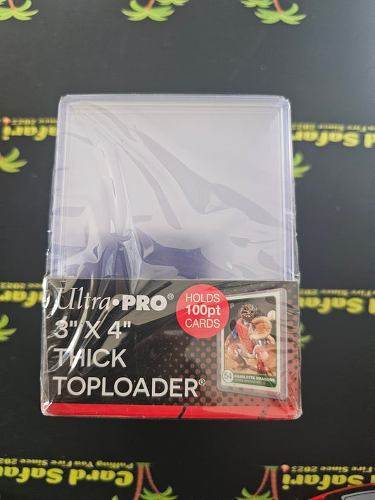 Ultra Pro 3" x 4" 100pt Thick Card Top Loaders 25 Pack