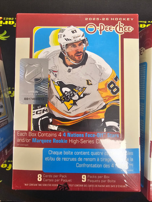 25-26 O-Pee-Chee Hockey Blaster Box