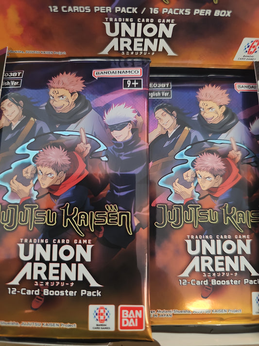 Jujutsu Kaisen Union Arena UE03BT Pack Factory Sealed ent