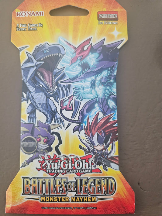 Yugioh Battles Of Legend Monster Mayhem Blister Pack